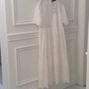 NWT OPT Eyelet dress size L